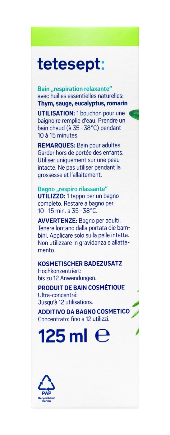 Tetesept Entspanntes Durchatmen Bad - 125 ml Tetesept Entspanntes Durchatmen Bad - 125 ml