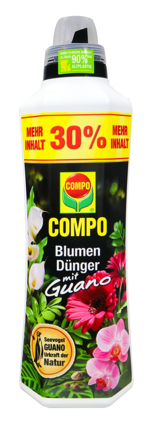 Compo Blumendünger mit Guano - 1,3 l Compo Blumendünger mit Guano - 1,3 l