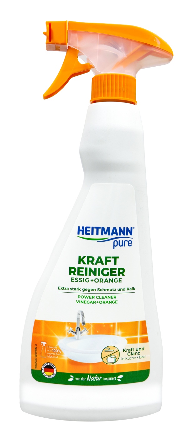Heitmann Pure Kraftreiniger Essig + Orange - 500 ml Heitmann Pure Kraftreiniger Essig + Orange - 500 ml