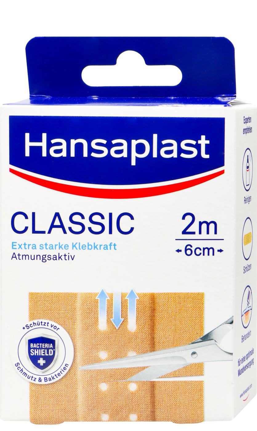 Hansaplast Classic Pflaster - 6 cm x 2 m Hansaplast Classic Pflaster - 6 cm x 2 m