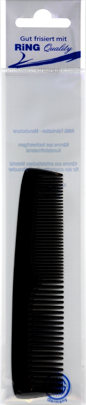 Taschenkamm Schwarz - 13 cm