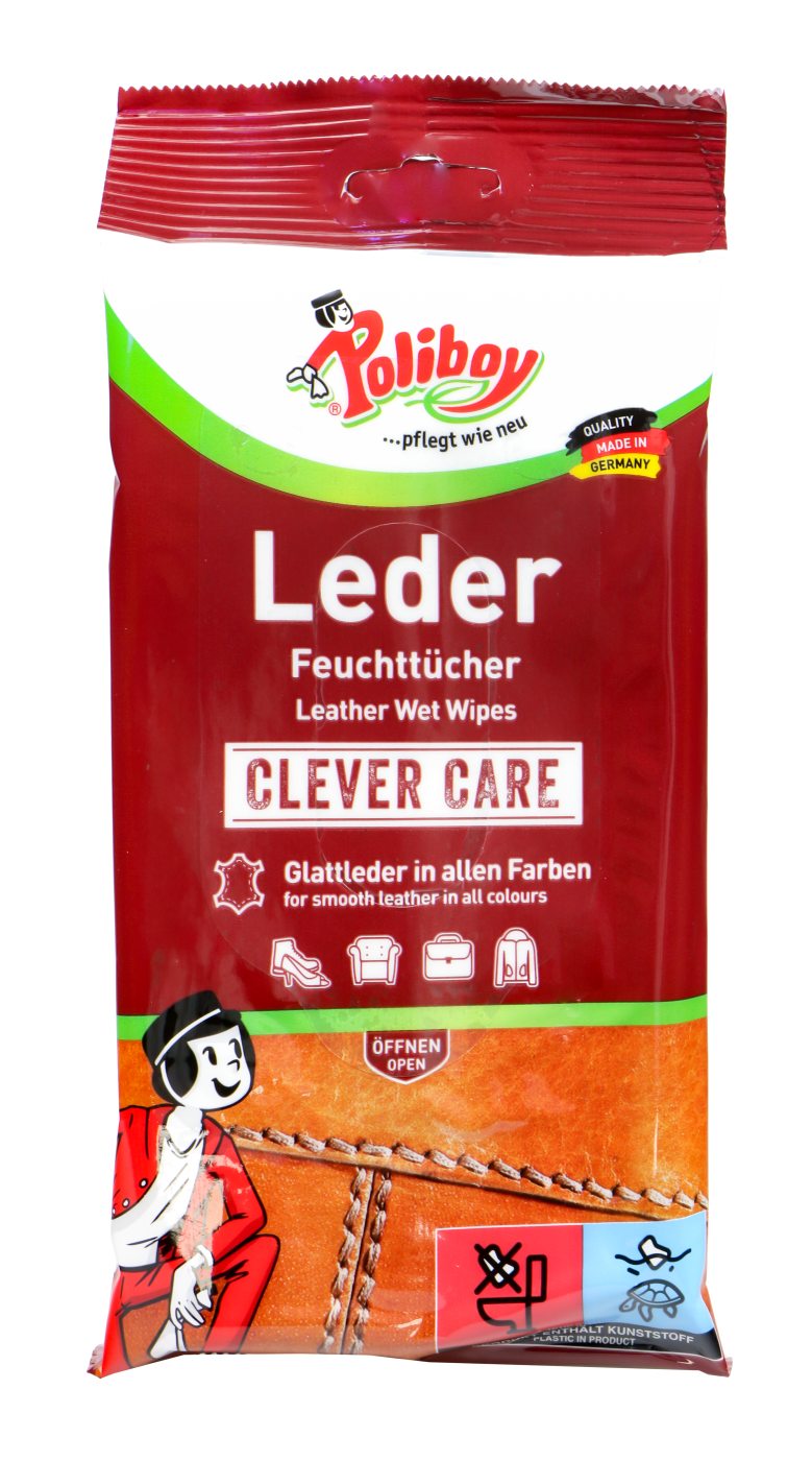 Poliboy Feuchttücher Leder - 20 Stück Poliboy Feuchttücher Leder - 20 Stück
