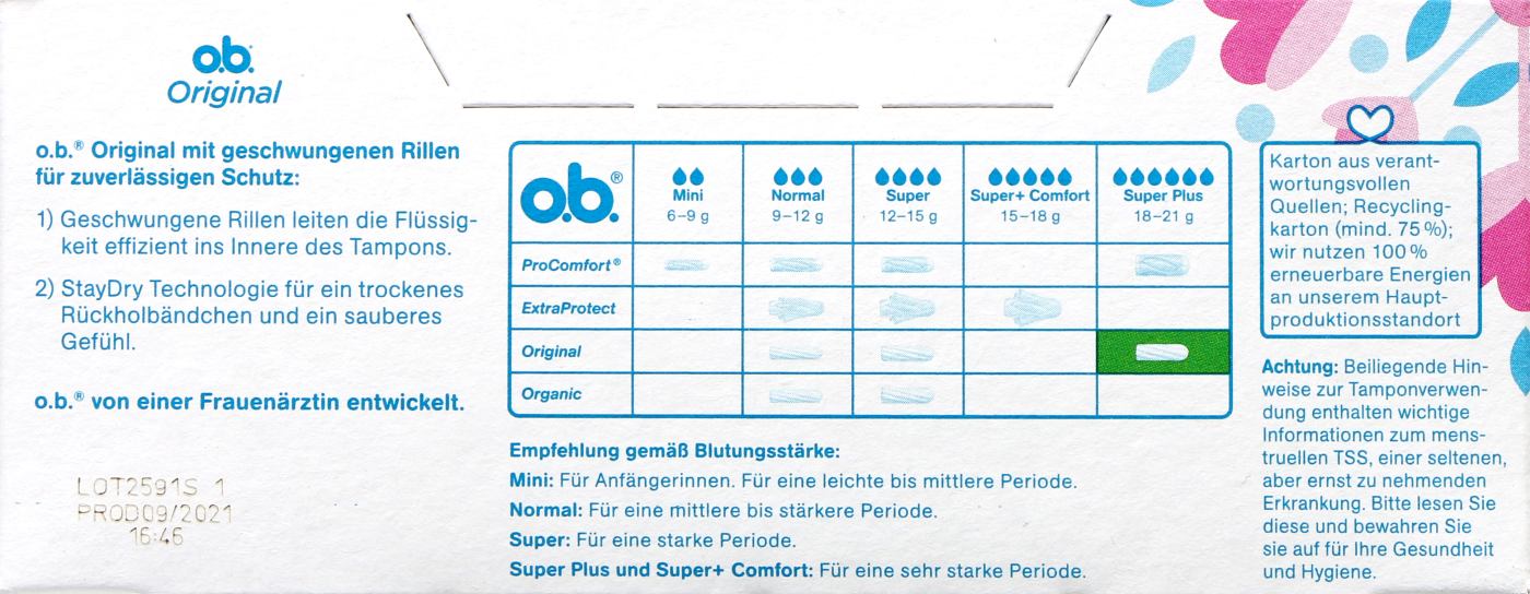OB Original Super Plus - 32 Stück OB Original Super Plus - 32 Stück