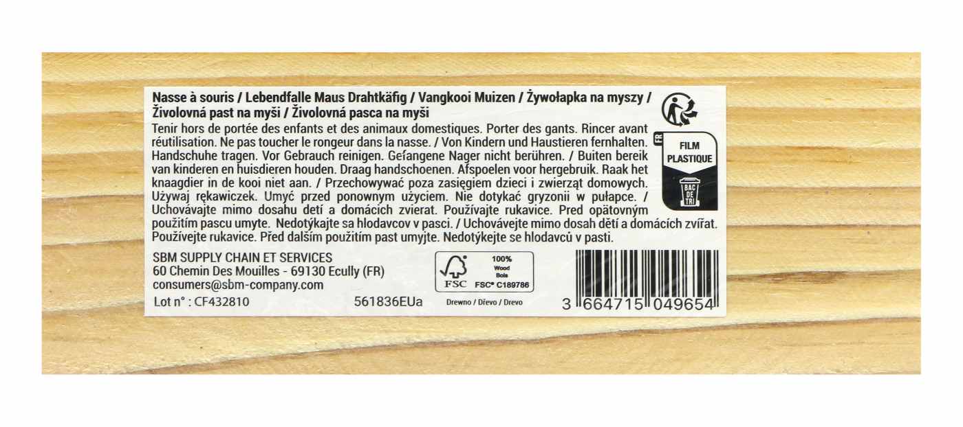 Protect Home Lebendfalle Mäuse Drahtkäfig - 1 Stück Protect Home Lebendfalle Mäuse Drahtkäfig - 1 Stück