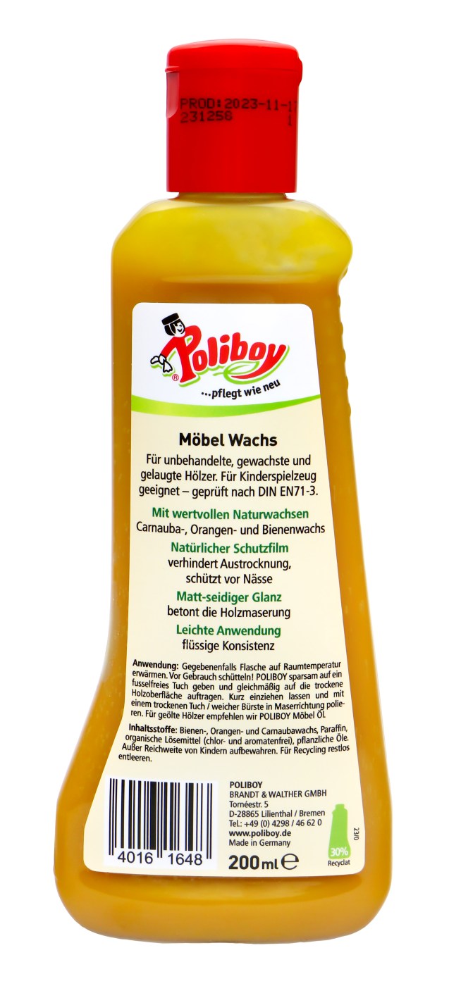Poliboy Möbel Wachs - 200 ml Poliboy Möbel Wachs - 200 ml