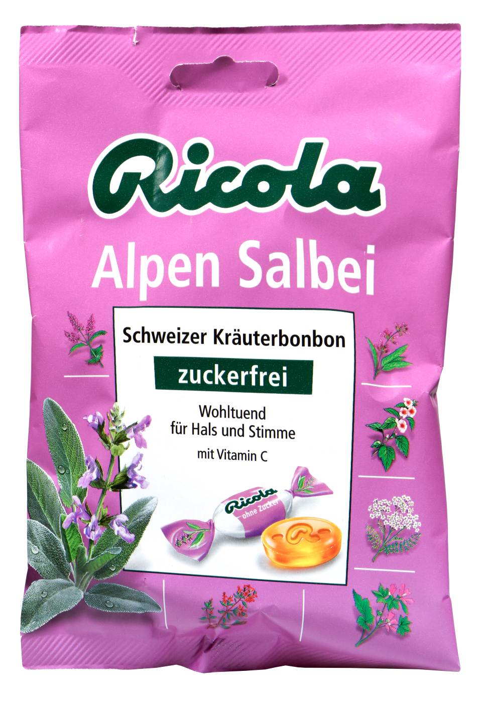 Ricola Alpen Salbei Zuckerfrei - 75 g Ricola Alpen Salbei Zuckerfrei - 75 g