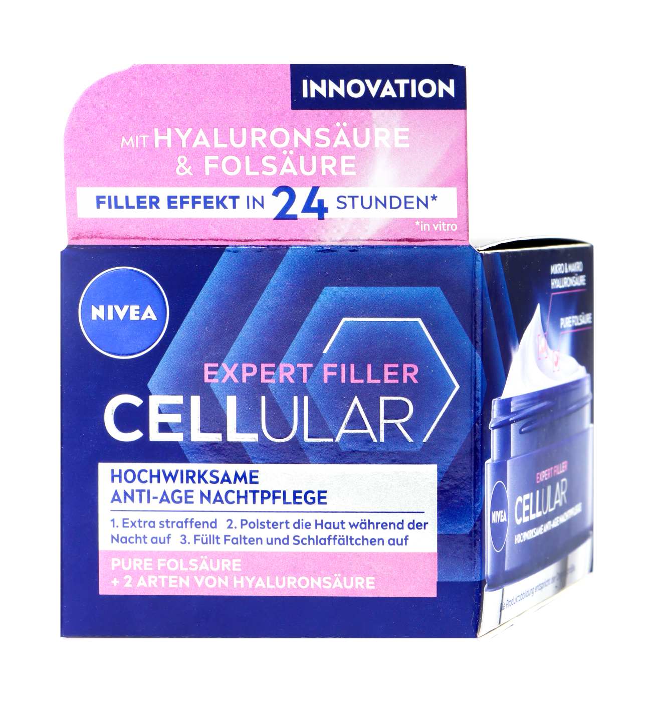 Nivea Visage Cellular Expert Filler Anti-Age Nachtcreme - 50 ml Nivea Visage Cellular Expert Filler Anti-Age Nachtcreme - 50 ml