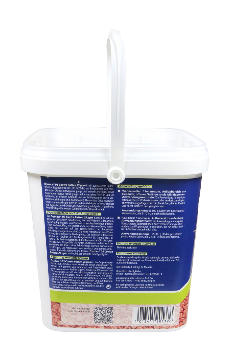 Frunax DS Contra Ratten 25 ppm - 2 kg Frunax DS Contra Ratten 25 ppm - 2 kg