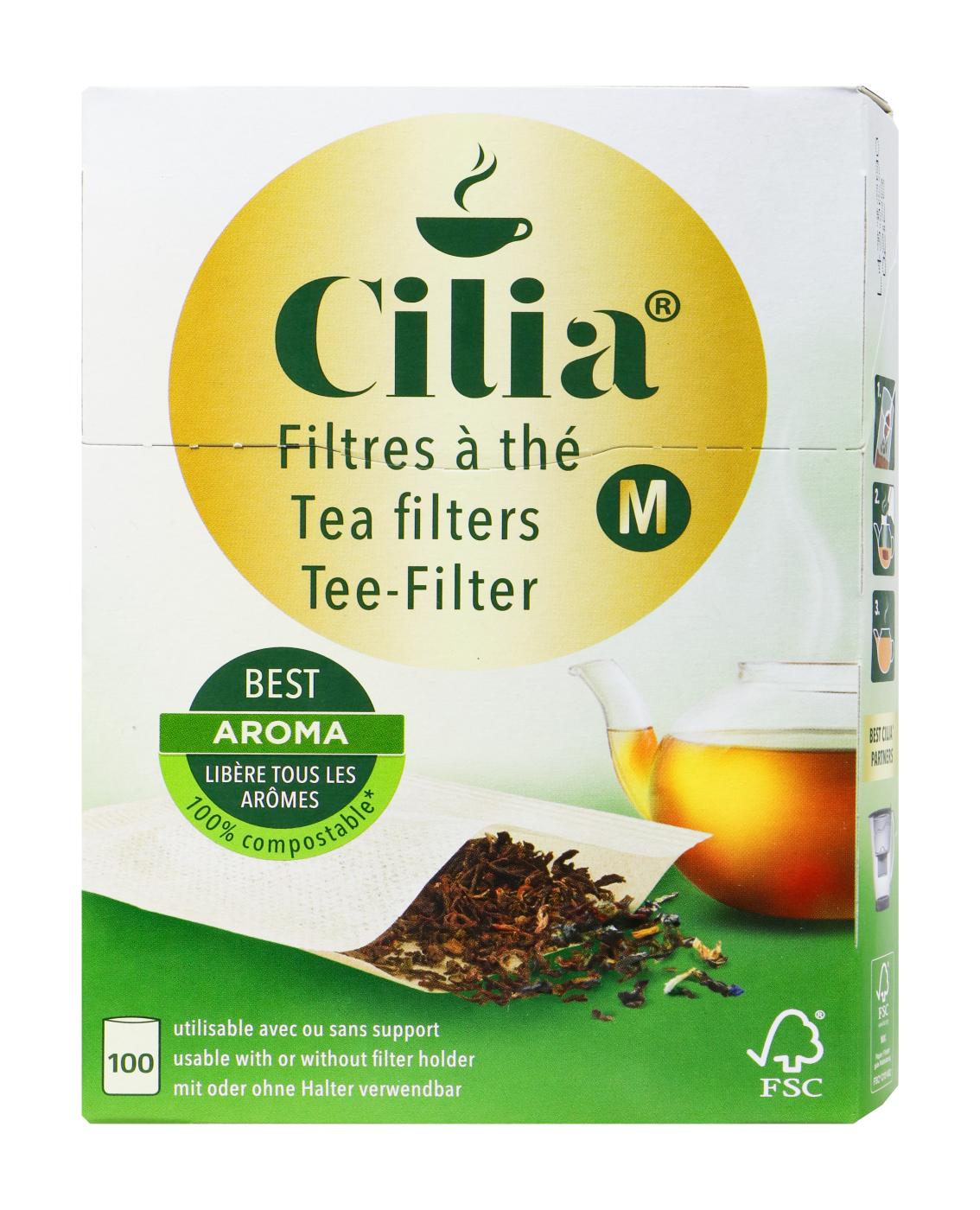 Cilia Teefilter - 100 Stück Cilia Teefilter - 100 Stück