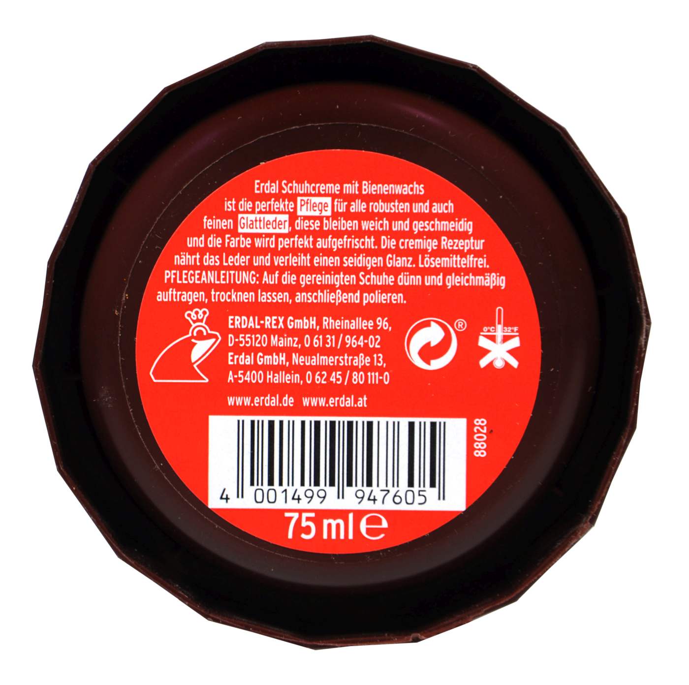 Erdal Schuhcreme Braun - 75 ml Erdal Schuhcreme Braun - 75 ml