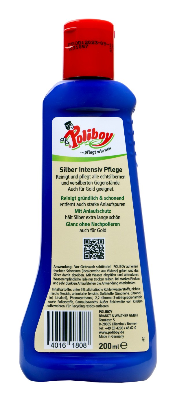 Poliboy Silber Intensiv Pflege - 200 ml Poliboy Silber Intensiv Pflege - 200 ml