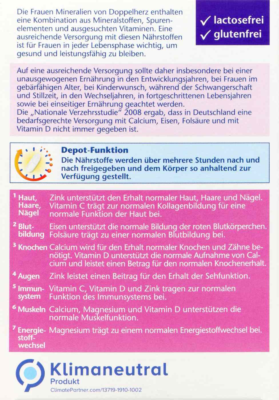 Doppelherz Frauen Mineralien + Kollagen - 30 Stück Doppelherz Frauen Mineralien + Kollagen - 30 Stück