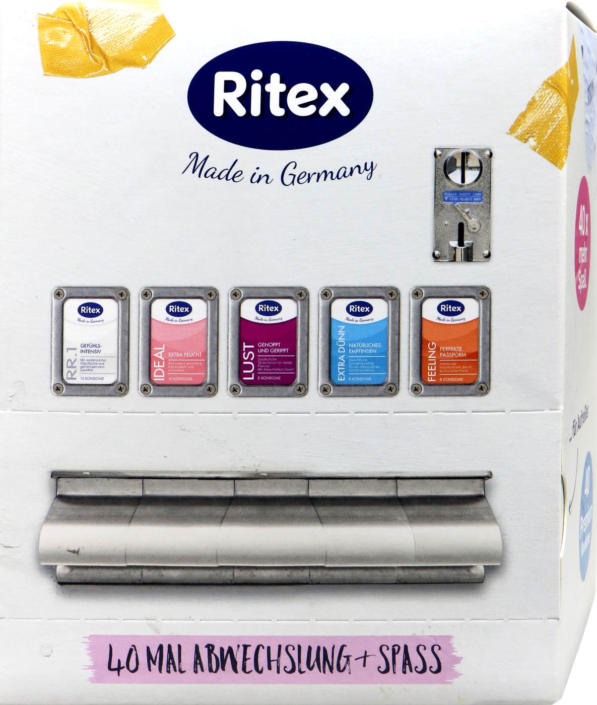 Ritex Kondomautomat Mix - 40 Stück Ritex Kondomautomat Mix - 40 Stück