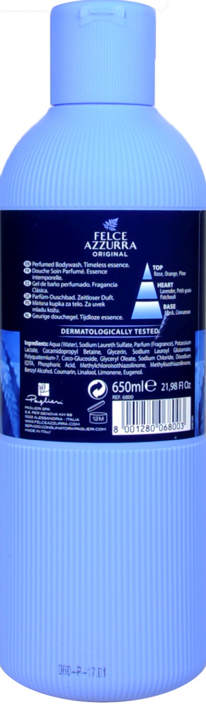 Azzurra Bodywash Bad Classic - 650 ml Azzurra Bodywash Bad Classic - 650 ml