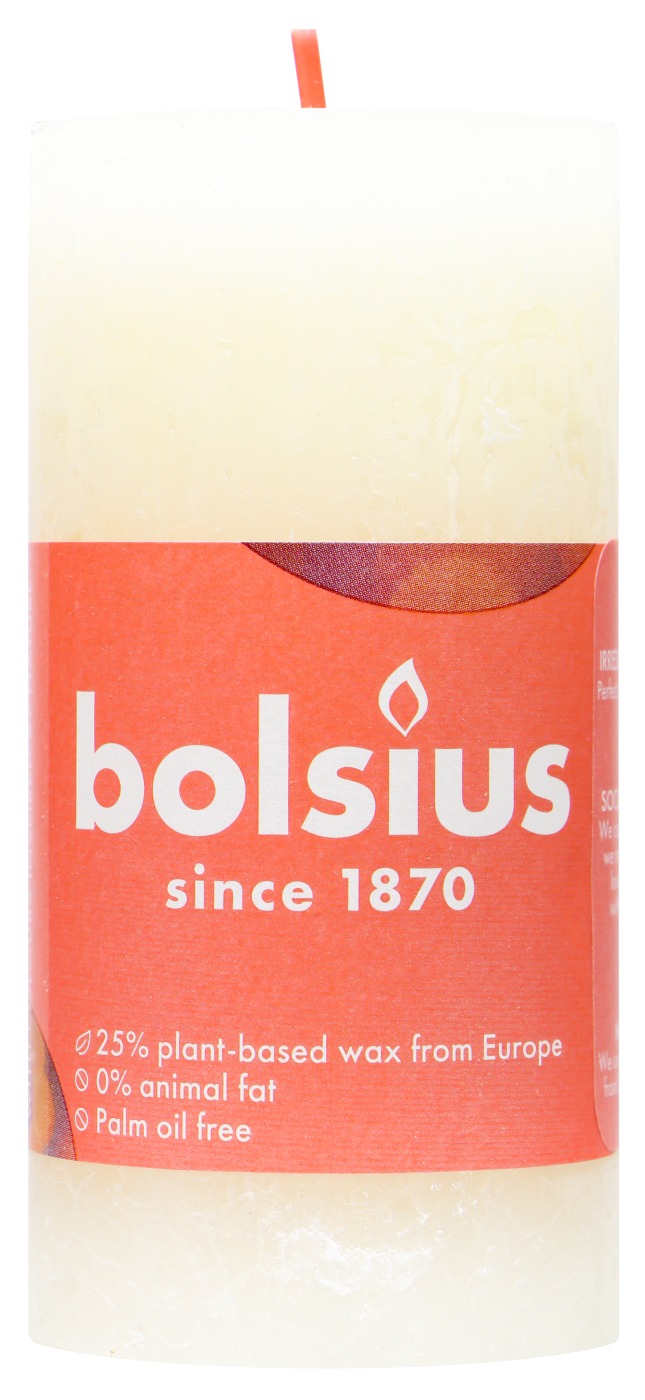 Bolsius Stumpenkerze Rustik Soft Pearl - 1 Stück Bolsius Stumpenkerze Rustik Soft Pearl - 1 Stück