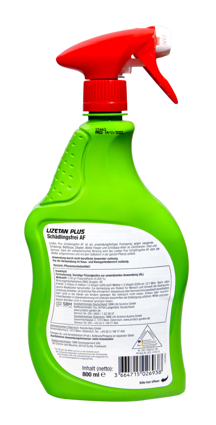 Protect Garden Lizetan Plus Schädlingsfrei AF - B-WARE - 800 ml Protect Garden Lizetan Plus Schädlingsfrei AF - B-WARE - 800 ml