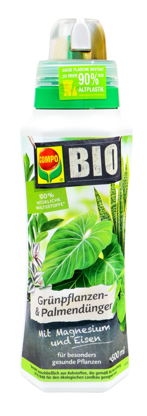 Compo Bio Grünpflanzen- und Palmendünger - 0,5 l Compo Bio Grünpflanzen- und Palmendünger - 0,5 l