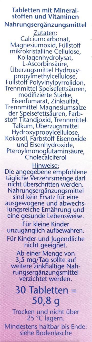 Doppelherz Frauen Mineralien + Kollagen - 30 Stück Doppelherz Frauen Mineralien + Kollagen - 30 Stück