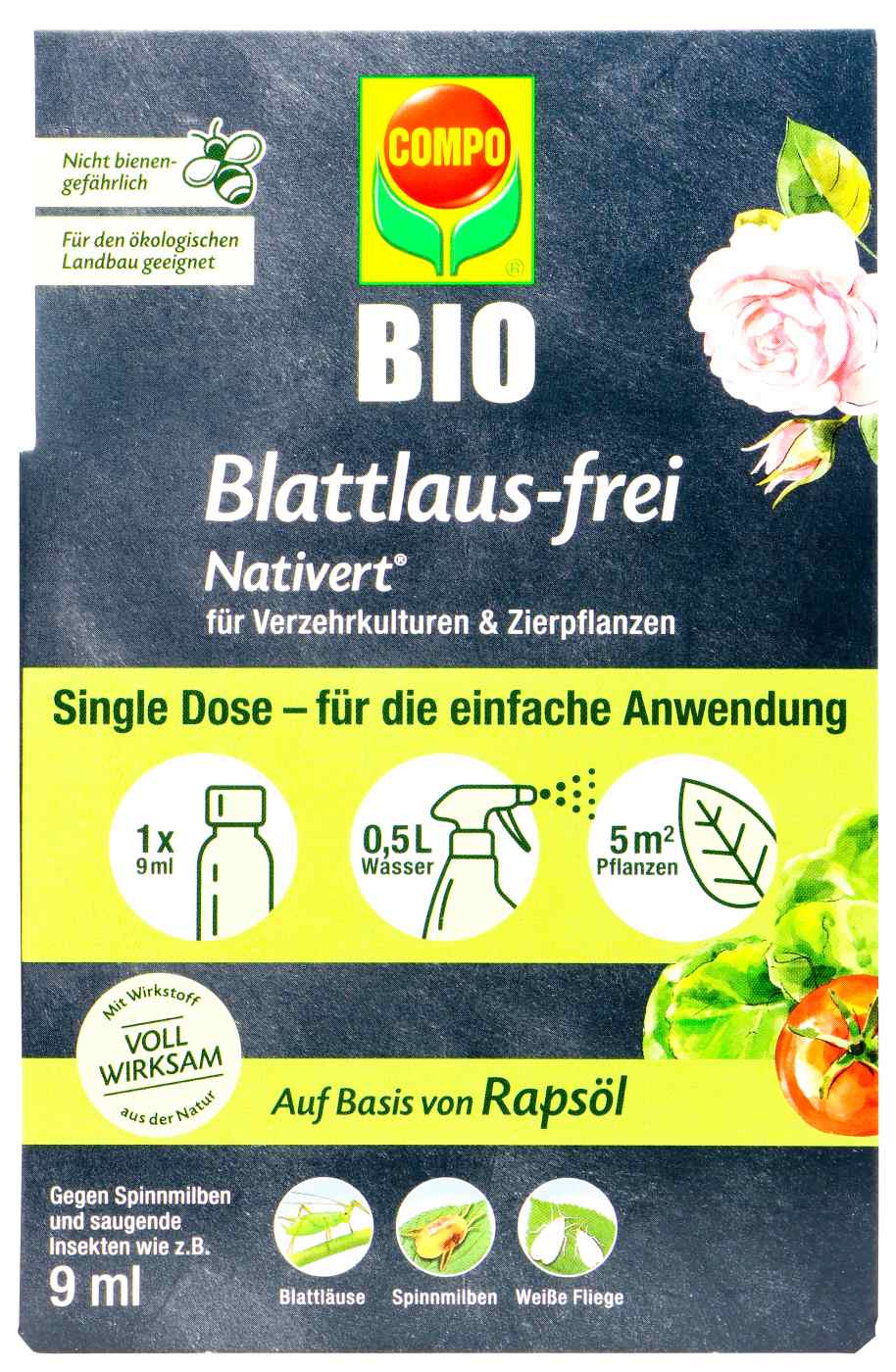 Compo Bio Nativert Blattlaus-Frei - 9 ml Compo Bio Nativert Blattlaus-Frei - 9 ml