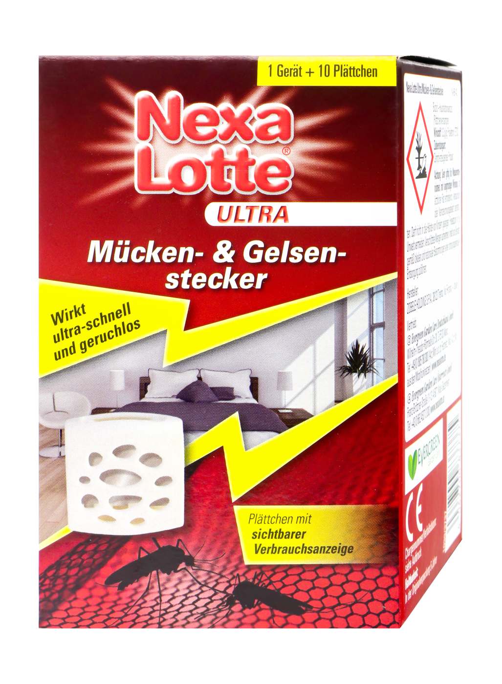 Nexa Lotte Mücken- und Gelsenstecker Ultra Original (inkl. 10 Plättchen) Nexa Lotte Mücken- und Gelsenstecker Ultra Original (inkl. 10 Plättchen)