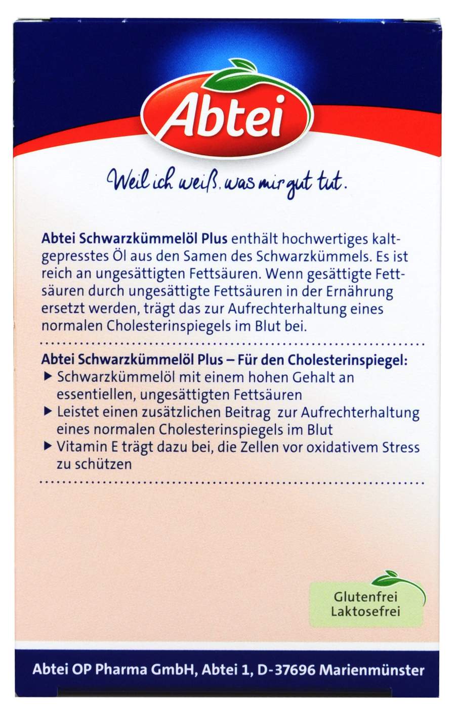 Abtei Schwarzkümmelöl Plus - 48 Stück Abtei Schwarzkümmelöl Plus - 48 Stück