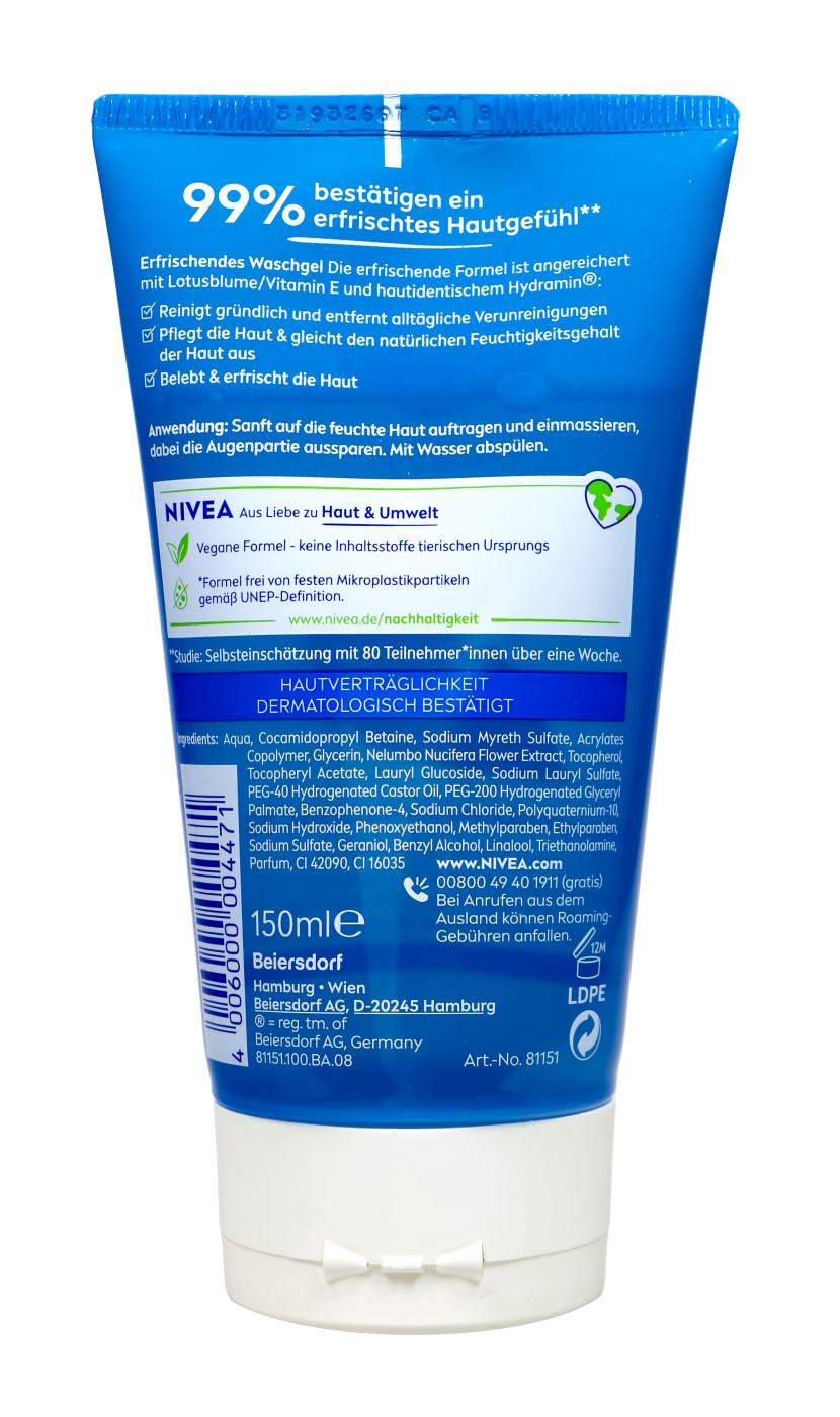 Nivea Visage Erfrischendes Waschgel - 150 ml Nivea Visage Erfrischendes Waschgel - 150 ml