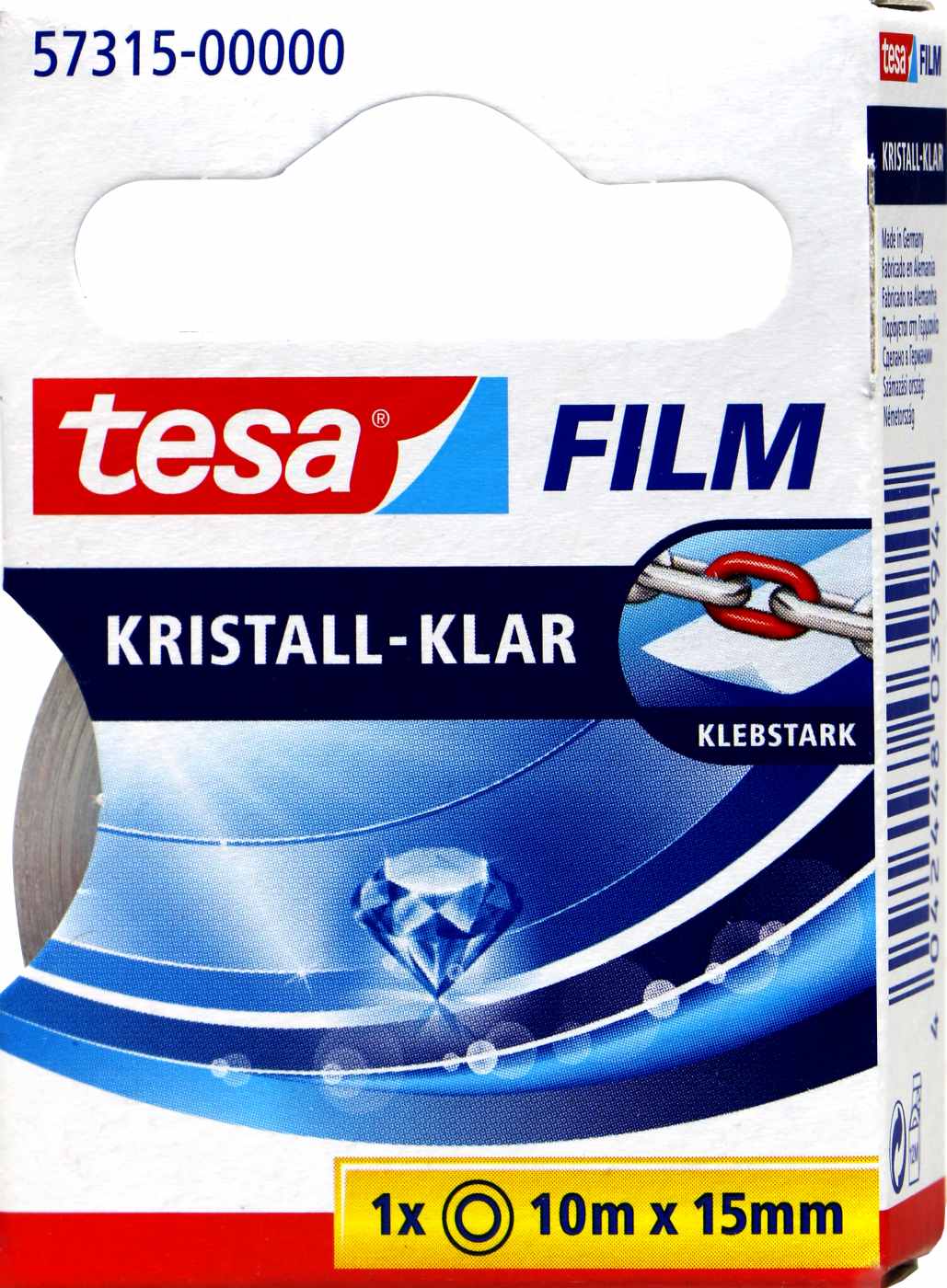 Tesa Film - Klebeband - 10 m x 15 mm Tesa Film - Klebeband - 10 m x 15 mm
