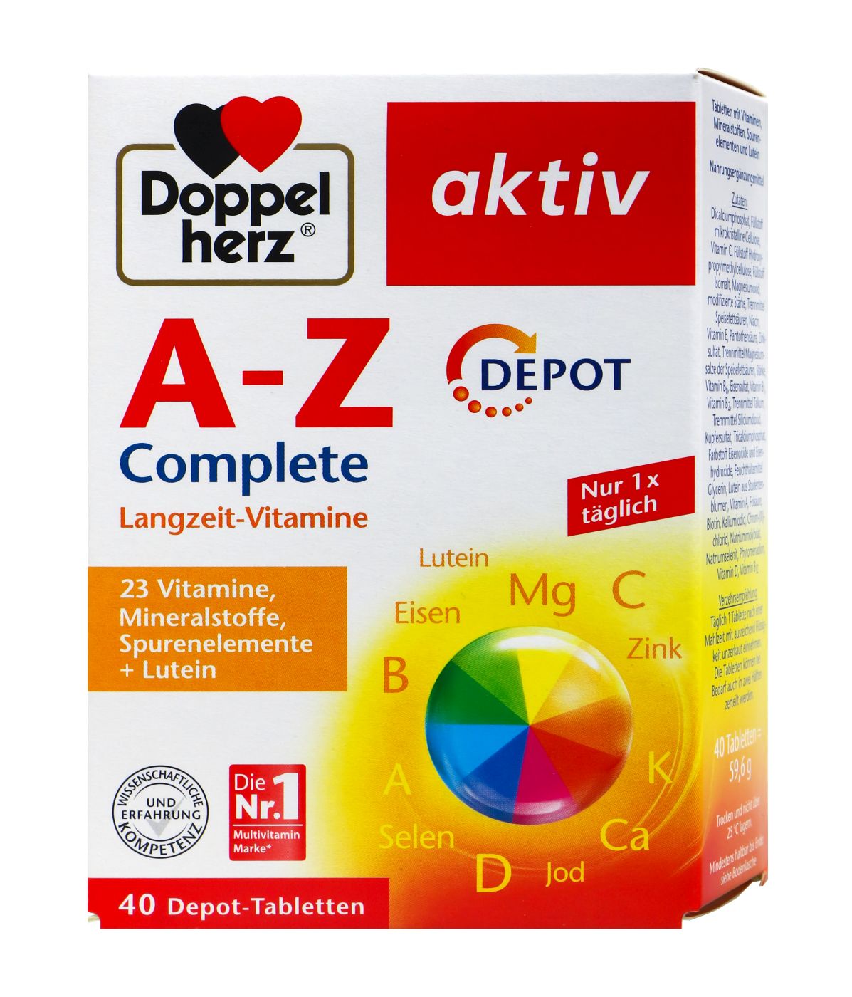 Doppelherz A-Z Depot Langzeit-Vitamine - 40 Stück Doppelherz A-Z Depot Langzeit-Vitamine - 40 Stück