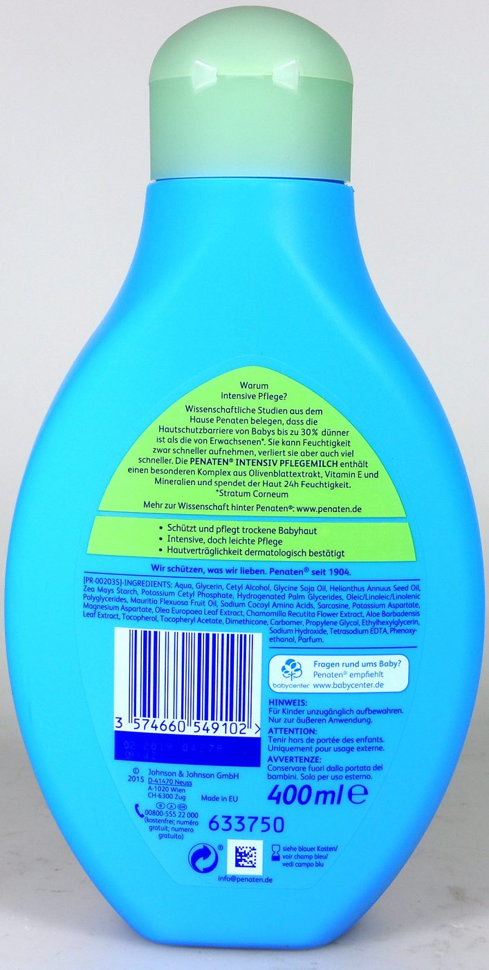 Penaten Intensiv Pflegemilch - 400 ml Penaten Intensiv Pflegemilch - 400 ml