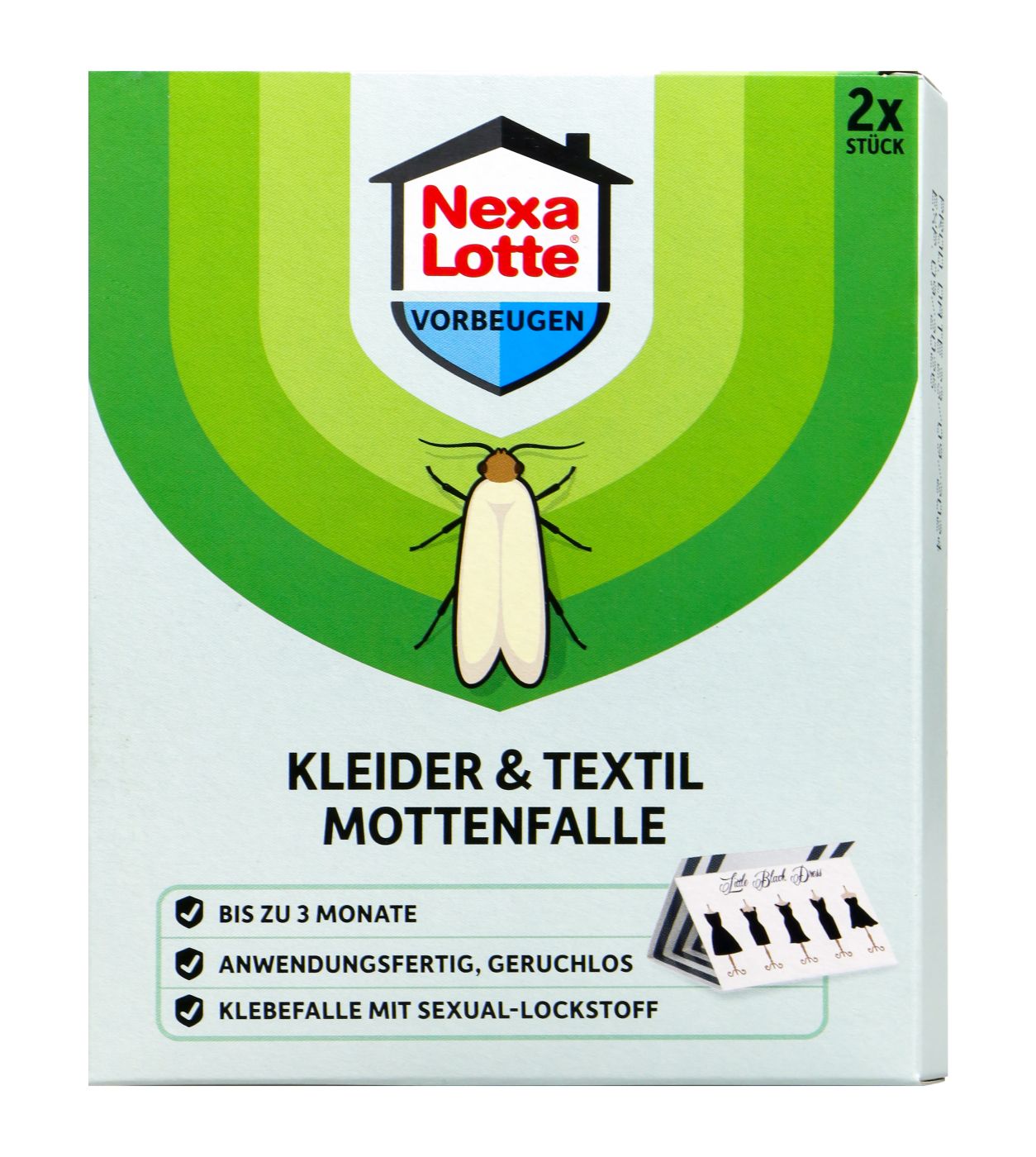 Nexa Lotte Kleider & Textil Mottenfalle - 2 Stück Nexa Lotte Kleider & Textil Mottenfalle - 2 Stück