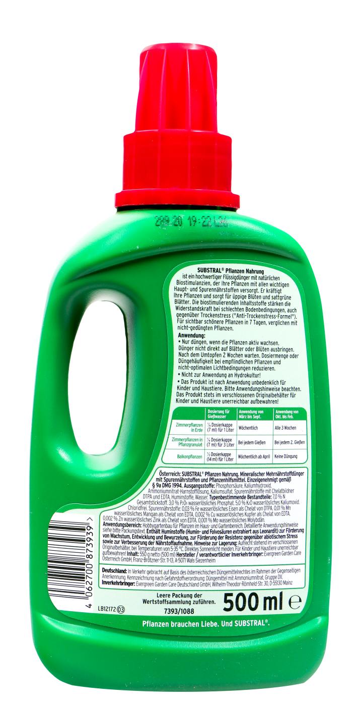 Substral Pflanzen-Nahrung - 0,5 l Substral Pflanzen-Nahrung - 0,5 l