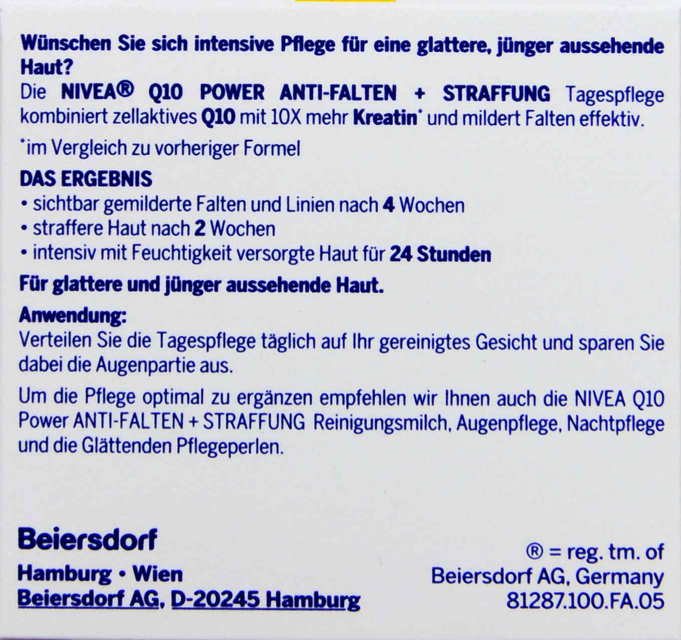 Nivea Visage Q10 Power Tagespflege normale Haut - 50 ml Nivea Visage Q10 Power Tagespflege normale Haut - 50 ml
