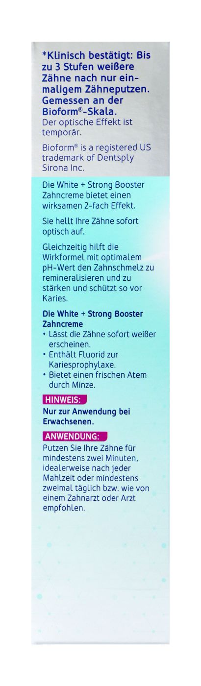 Rapid White+Strong Booster Zahncreme - 75 ml Rapid White+Strong Booster Zahncreme - 75 ml