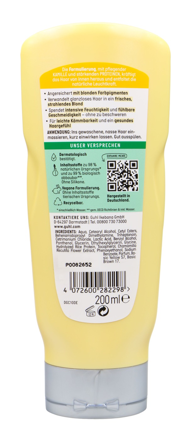 Guhl Spülung Blond Faszination mit Kamille - 200 ml Guhl Spülung Blond Faszination mit Kamille - 200 ml