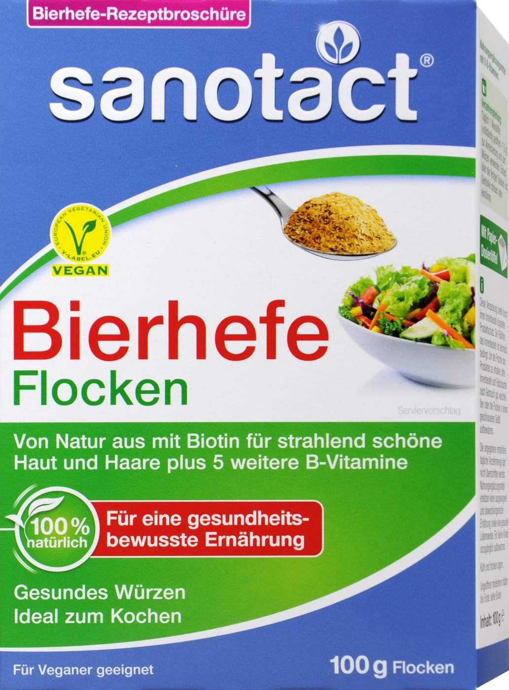 Sanotact Bierhefe Flocken - 100 g Sanotact Bierhefe Flocken - 100 g