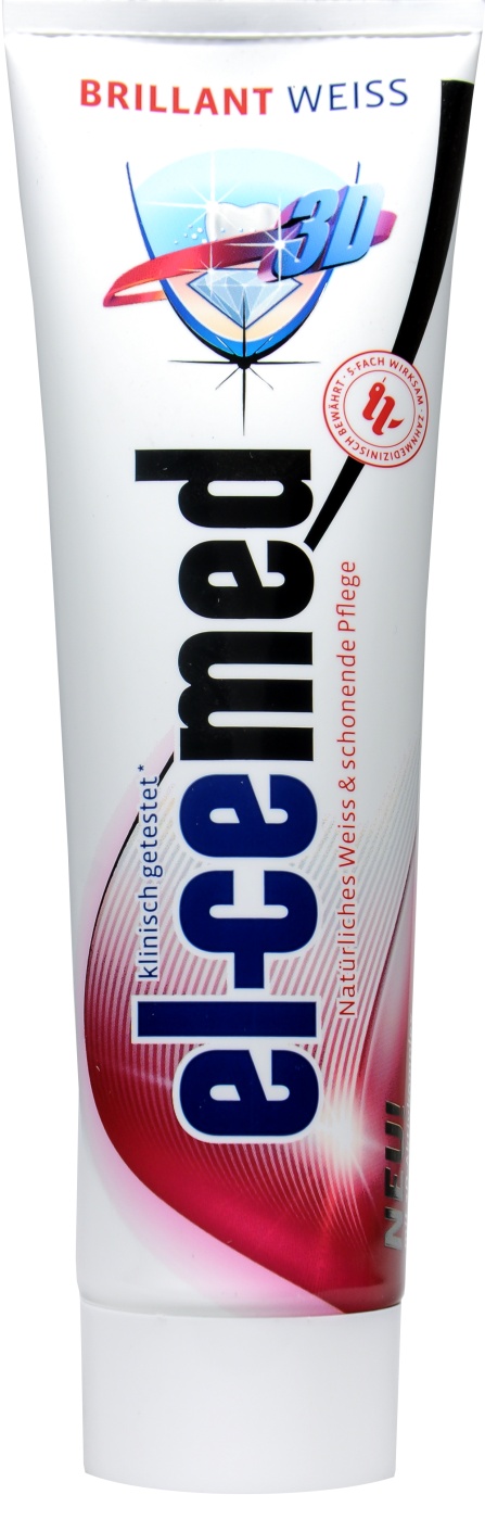 El-Ce-Med Brillant Weiß Zahncreme - 100 ml El-Ce-Med Brillant Weiß Zahncreme - 100 ml