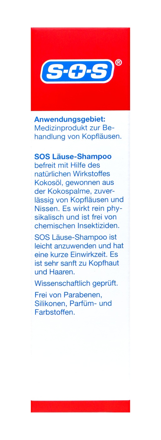 SOS Kinder Läuse Shampoo Befreit von Kopfläusen und Nissen - 100 ml SOS Kinder Läuse Shampoo Befreit von Kopfläusen und Nissen - 100 ml