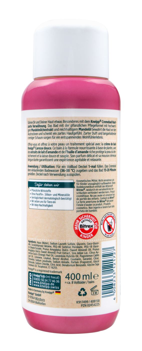 Kneipp Cremebad Hautzarte Verwöhung - 400 ml Kneipp Cremebad Hautzarte Verwöhung - 400 ml