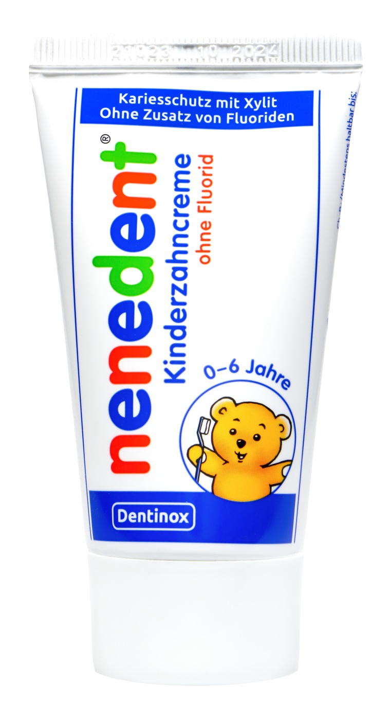 Nenedent Kinderzahncreme ohne Fluorid - B-WARE - 50 ml