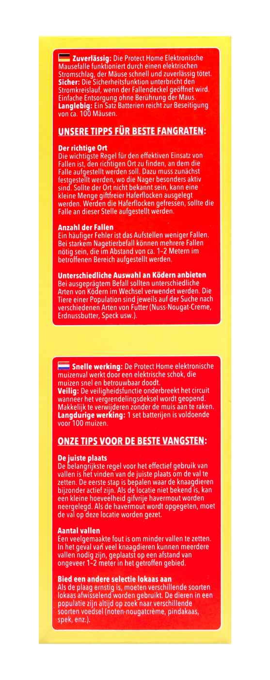 Protect Home Elektronische Mausefalle - 1 Stück Protect Home Elektronische Mausefalle - 1 Stück