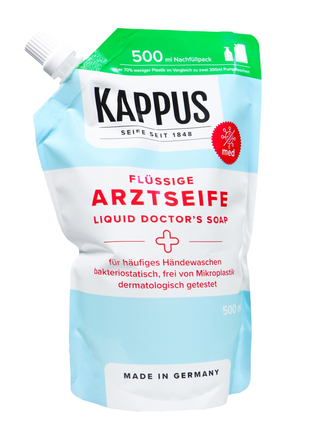 Kappus Arztseife Flüssig - 500 ml Nachfüller Kappus Arztseife Flüssig - 500 ml Nachfüller