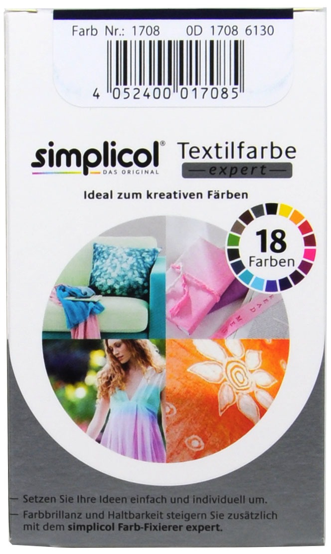 Simplicol Expert Marine-Blau Textilfarbe - 1708 - 150 ml Simplicol Expert Marine-Blau Textilfarbe - 1708 - 150 ml