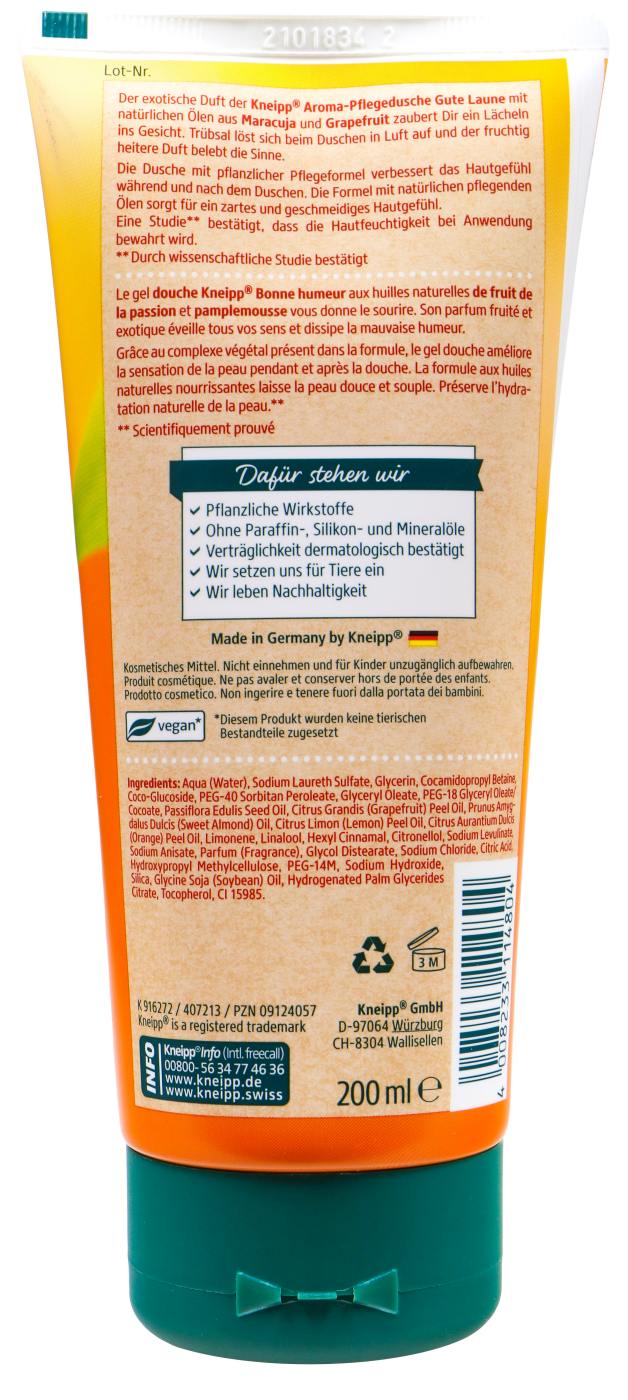 Kneipp Aroma Pflegedusche Gute Laune - 200 ml Kneipp Aroma Pflegedusche Gute Laune - 200 ml