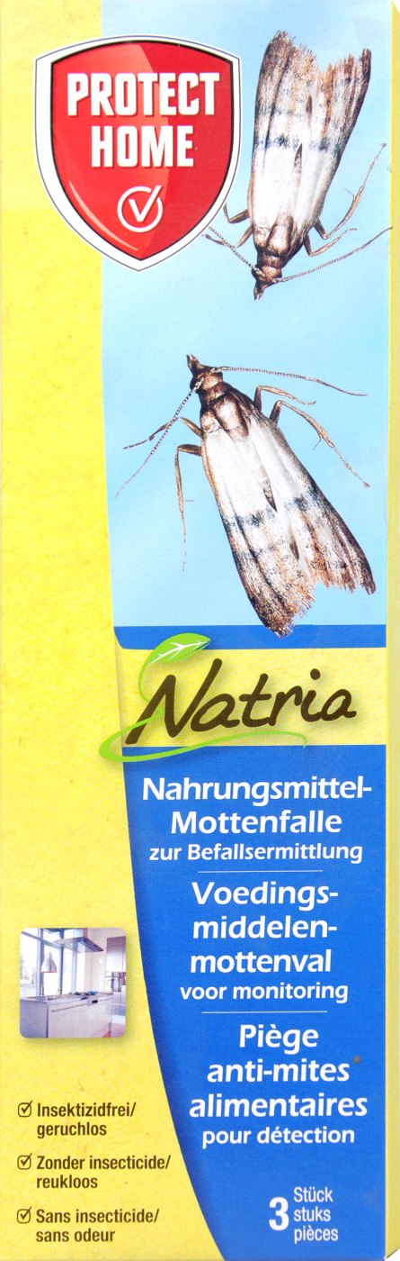 Protect Home Natria Nahrungsmittel Mottenfalle - 3 Stück Protect Home Natria Nahrungsmittel Mottenfalle - 3 Stück