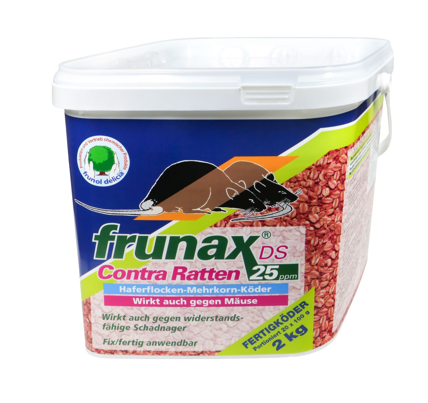 Frunax DS Contra Ratten 25 ppm - 2 kg Frunax DS Contra Ratten 25 ppm - 2 kg