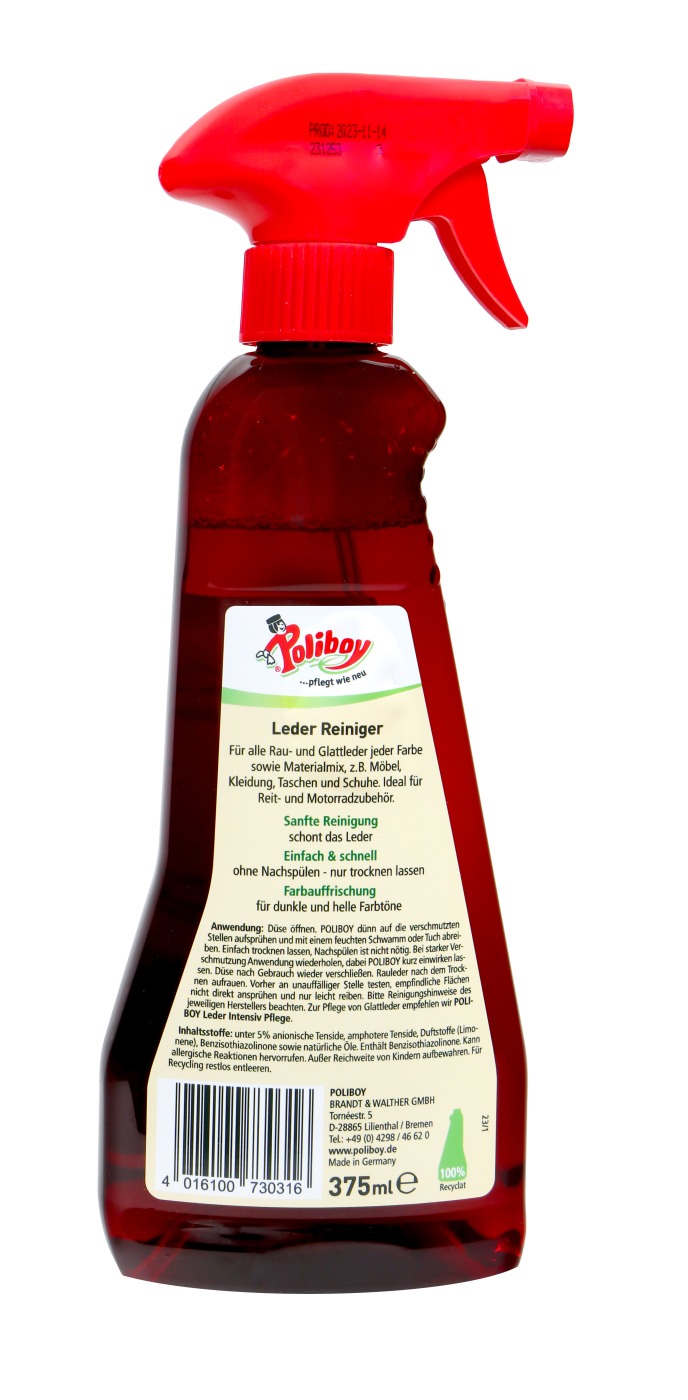 Poliboy Leder Reiniger - 375 ml Poliboy Leder Reiniger - 375 ml