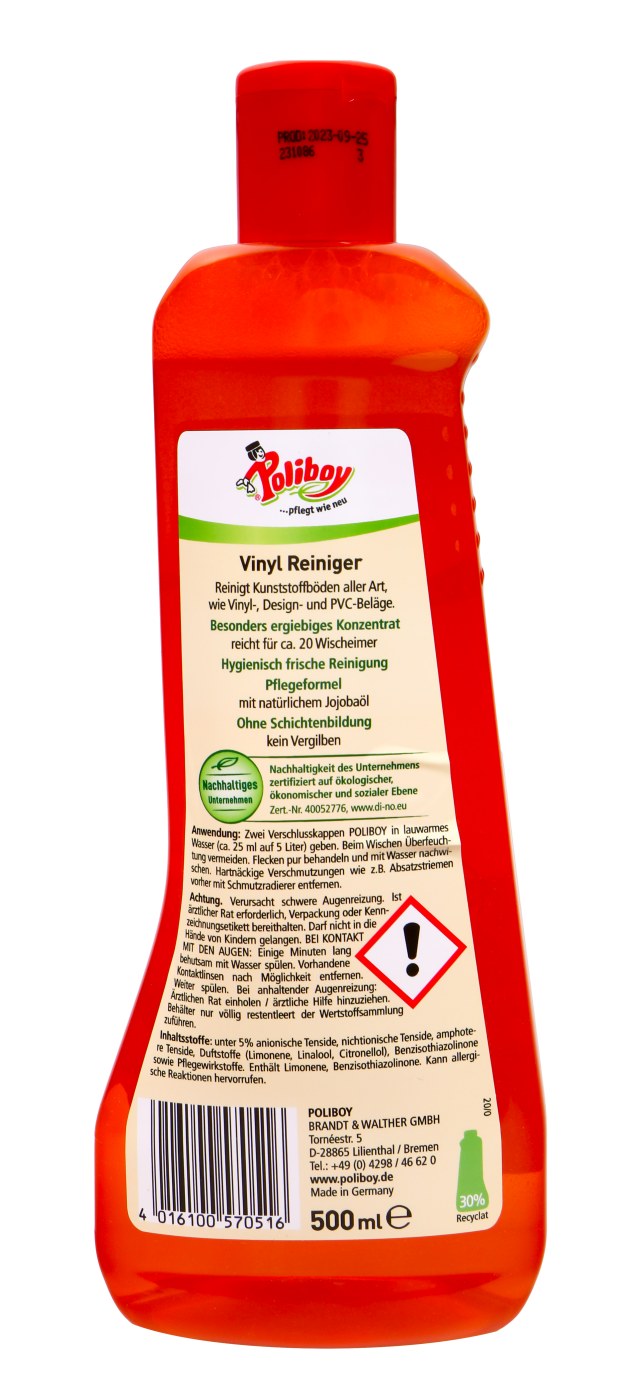 Poliboy Vinyl Designbelag Konzentrat - 500 ml Poliboy Vinyl Designbelag Konzentrat - 500 ml