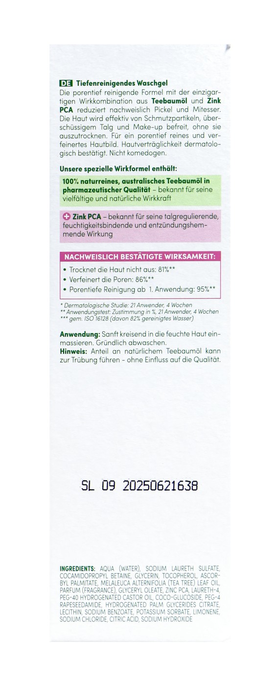 Alkmene Teebaumöl Waschgel Tiefenreinigend - 150 ml Alkmene Teebaumöl Waschgel Tiefenreinigend - 150 ml