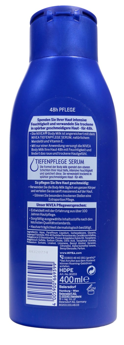 Nivea Body Milk Reichhaltig - 400 ml Nivea Body Milk Reichhaltig - 400 ml