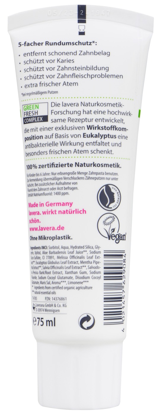 Lavera Zahncreme Complete Care - 75 ml Lavera Zahncreme Complete Care - 75 ml